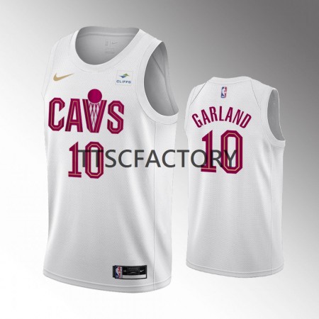 Cleveland Cavaliers Darius Garland 10 Nike 2022-23 Association Edition Valkoinen Miesten Pelipaidat Swingman